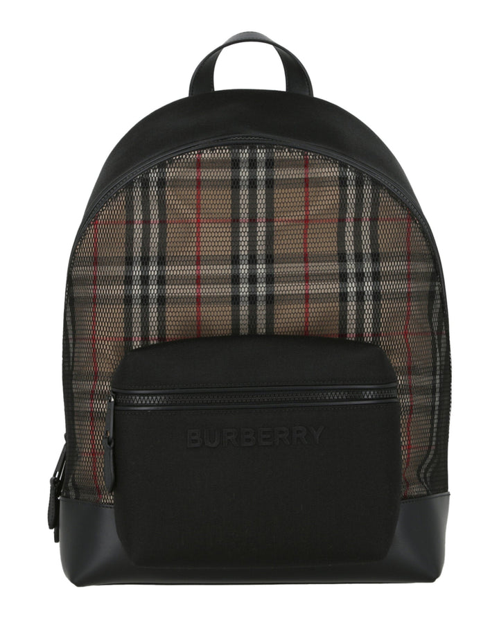 Burberry Mens Nova Check Printed Backpack