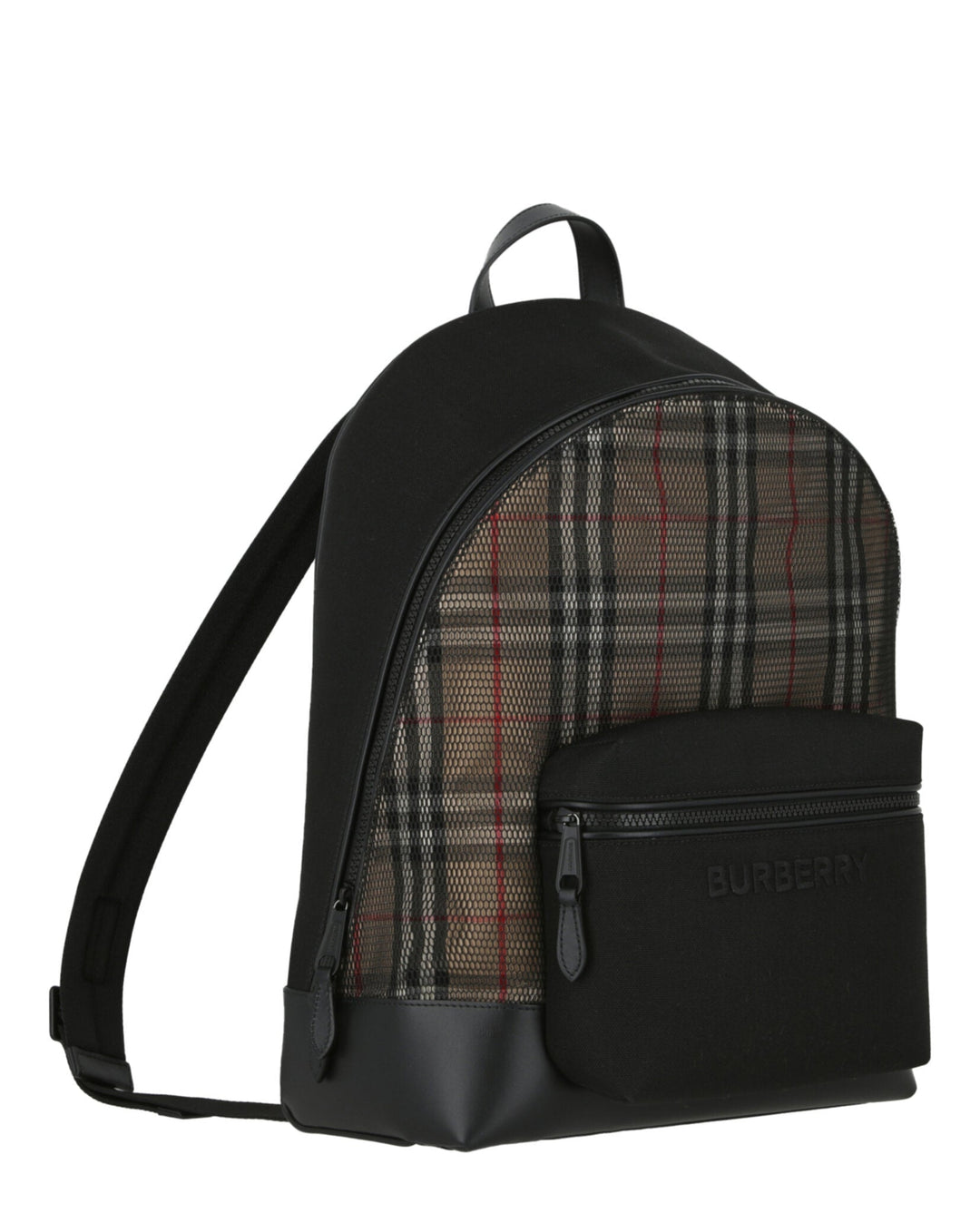 Burberry Mens Nova Check Printed Backpack