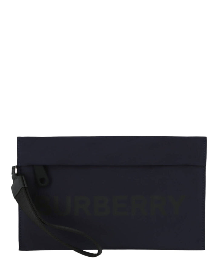 Burberry Womens Logo Nylon Pouch
