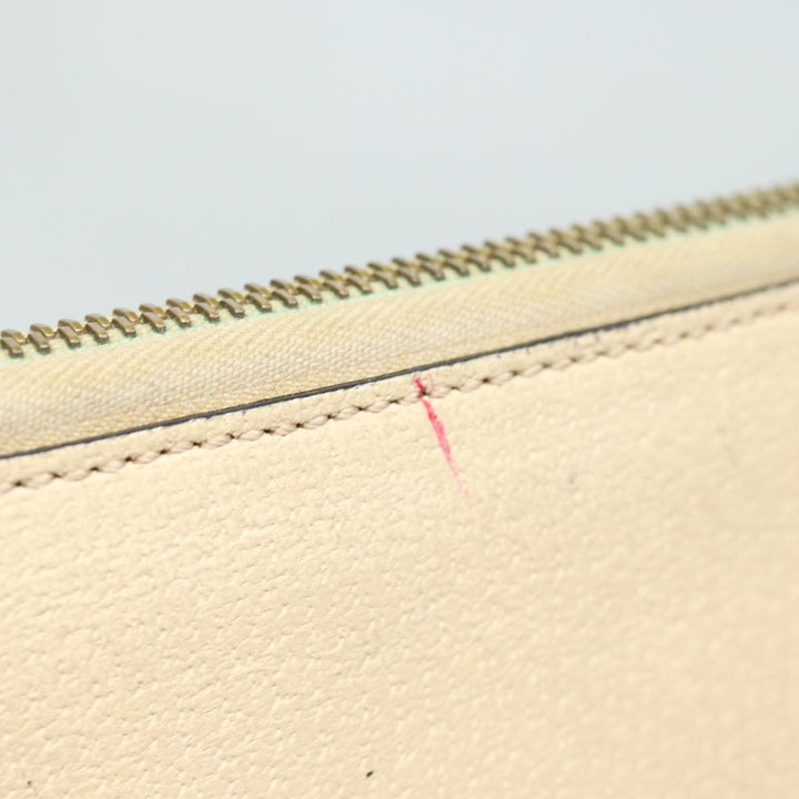 Celine Hand Bag Leather Beige Auth 80891