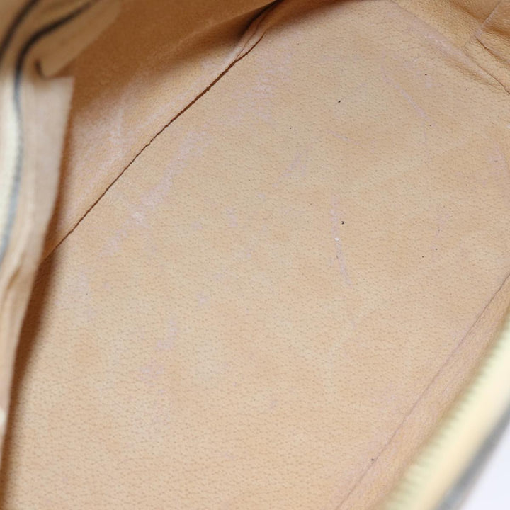 Celine Hand Bag Leather Beige Auth 80891