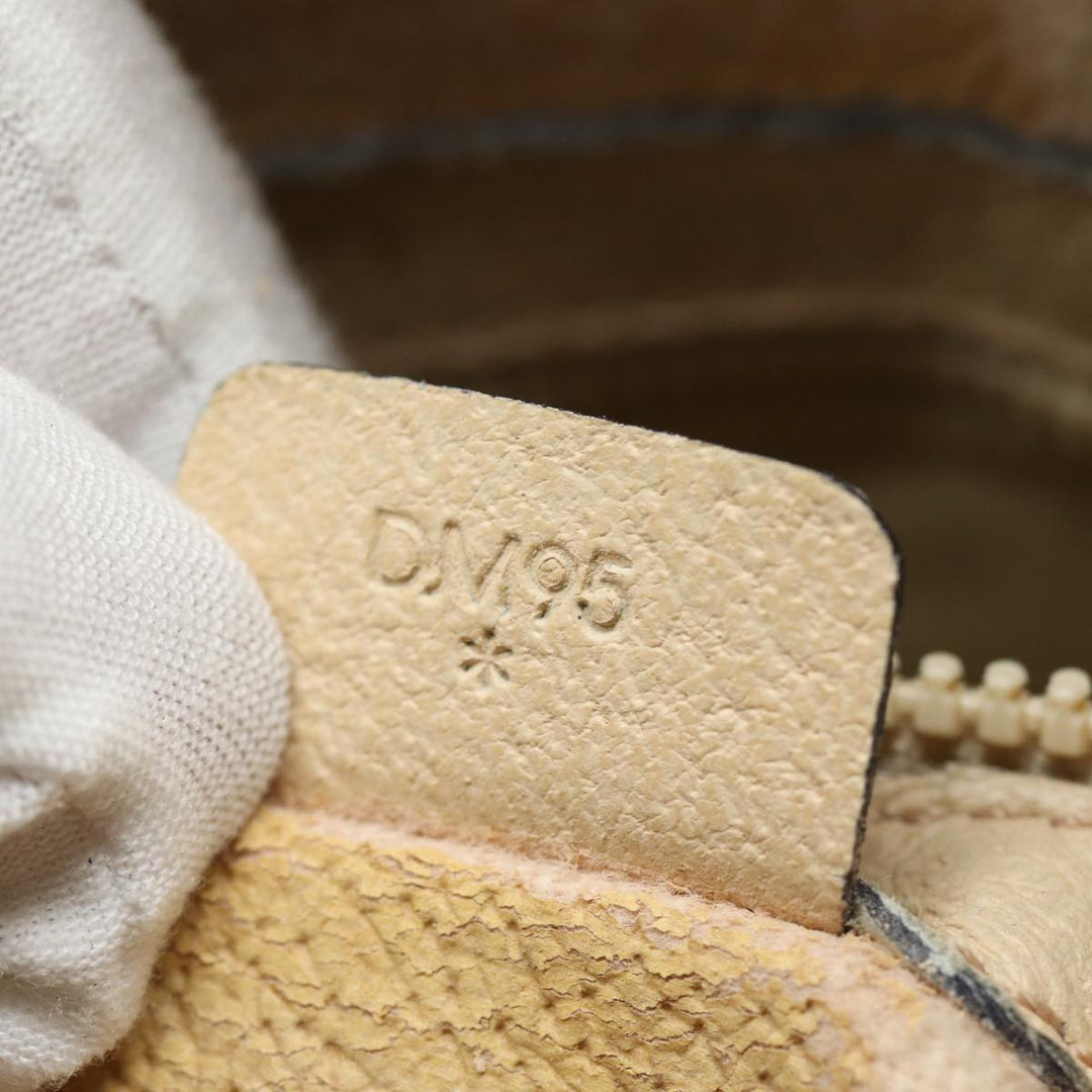 Celine Hand Bag Leather Beige Auth 80891
