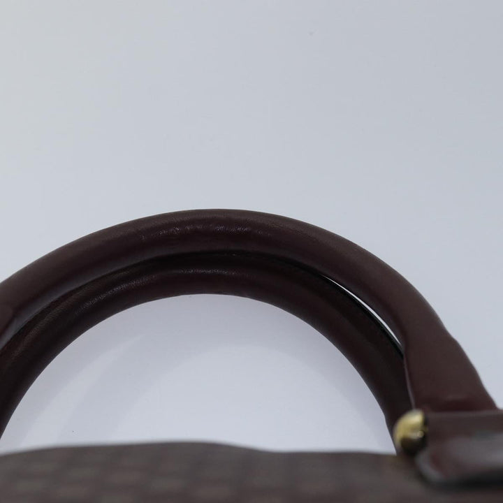 Celine Macadam Canvas Hand Bag Red  80955