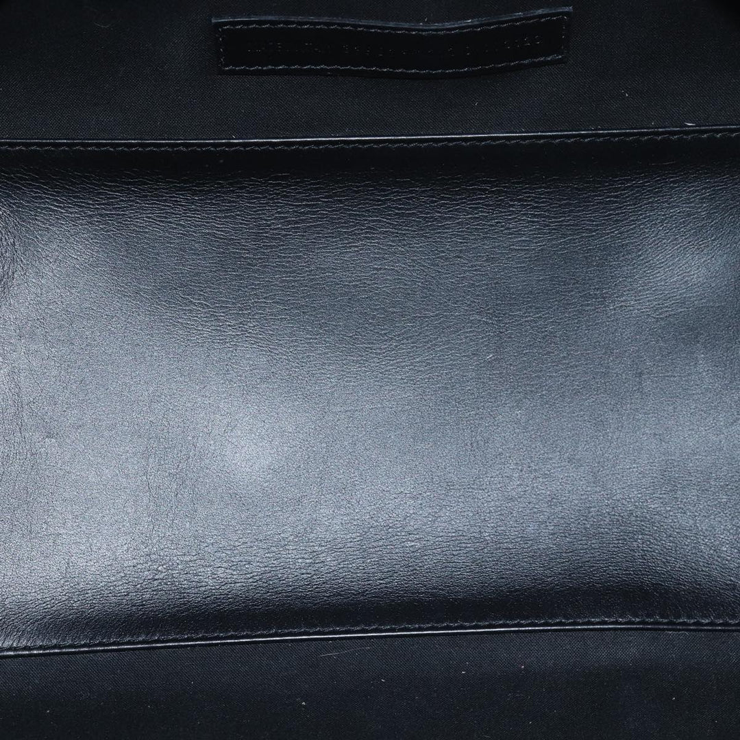 Top Quality Balenciaga Navy Cabas Hand Bag Leather Gray 339933 Auth 80962
