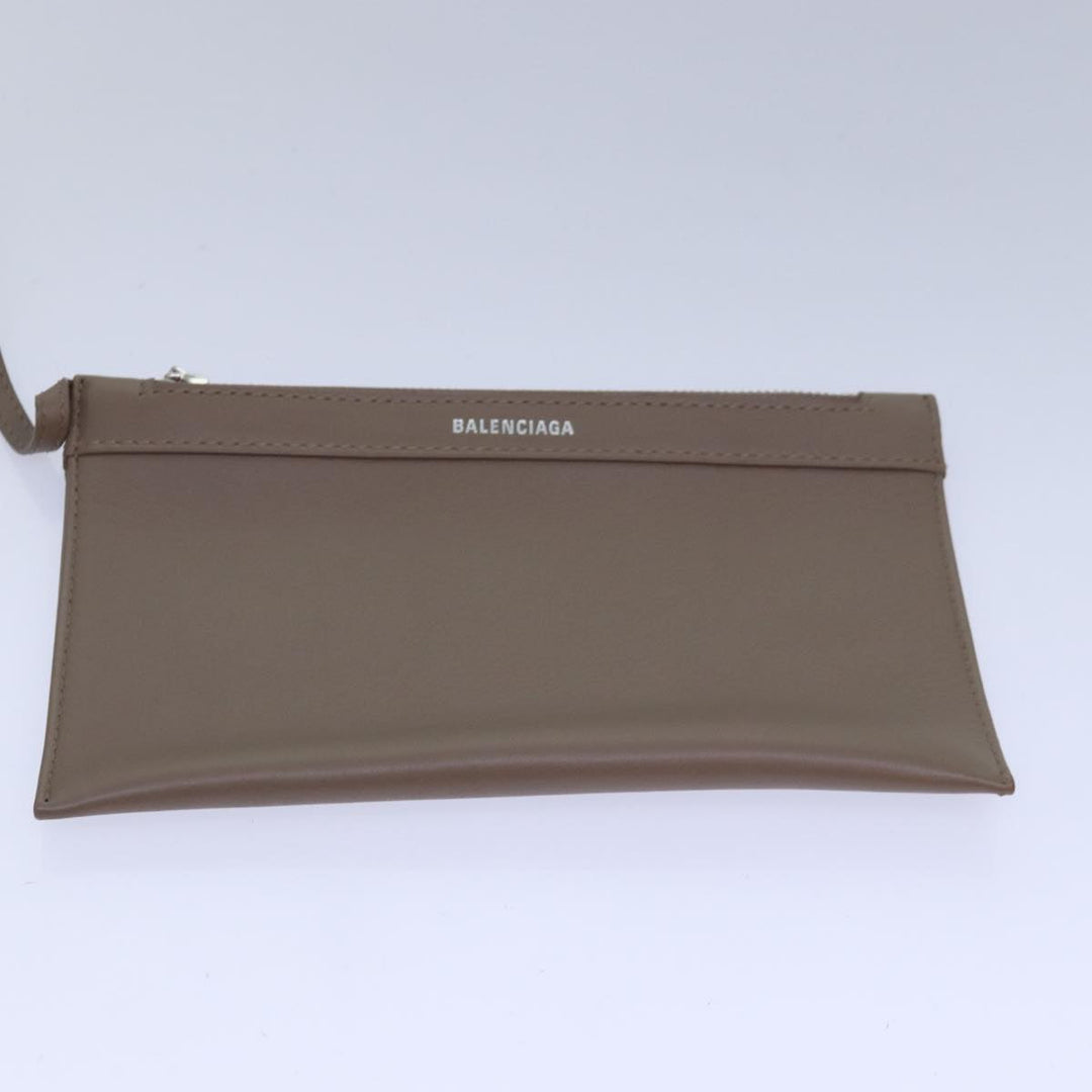 Top Quality Balenciaga Navy Cabas Hand Bag Leather Gray 339933 Auth 80962
