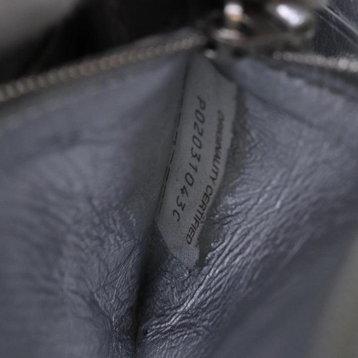Bottega veneta INTRECCIATO Long Wallet Leather Silver tone Auth 80984