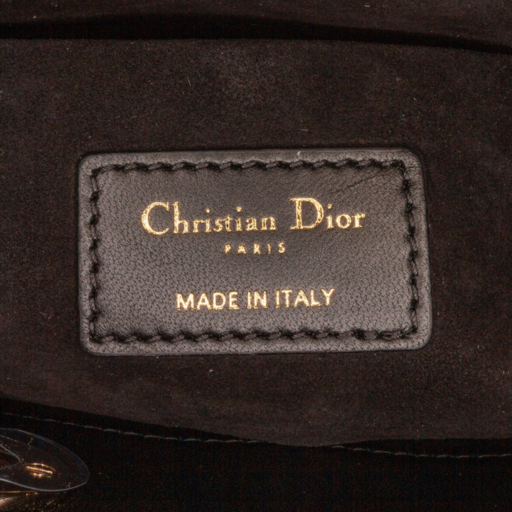 Top quality Dior Lady D-Joy Medium Black Cannage Quilted Leather