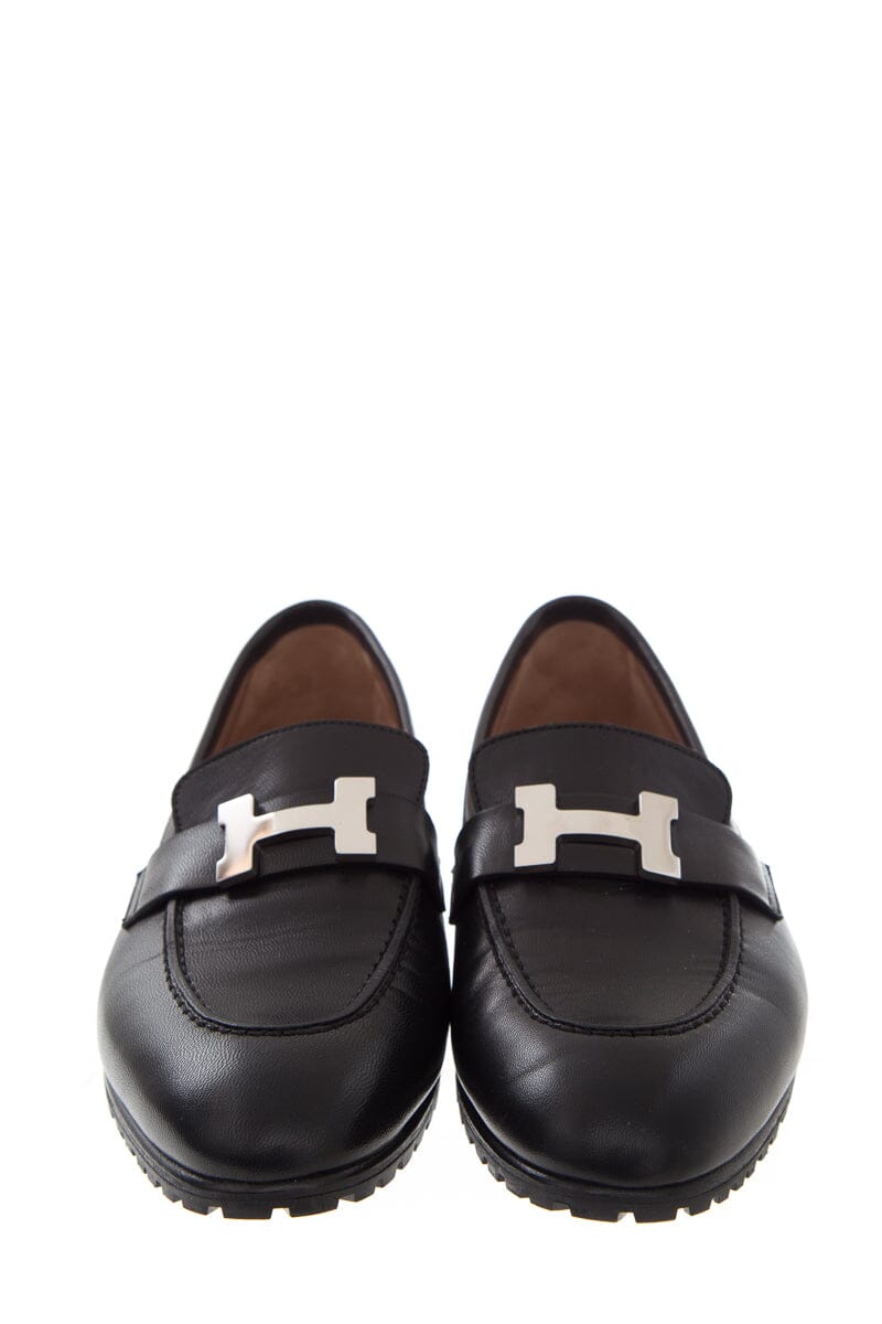 Hermès Black Loafers SZ 36