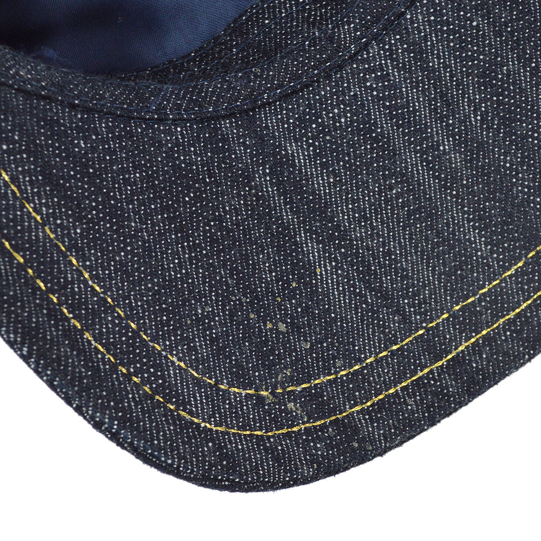 Top Quality Chanel Indigo Denim Cap Hat Small New #M