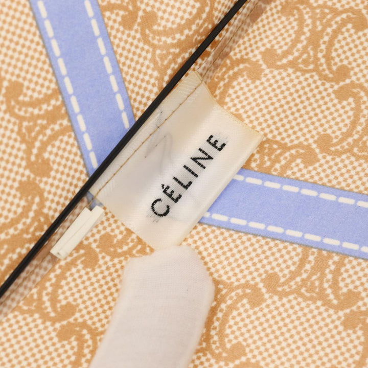 Celine Macadam Canvas folding Umbrella Nylon Beige  81000