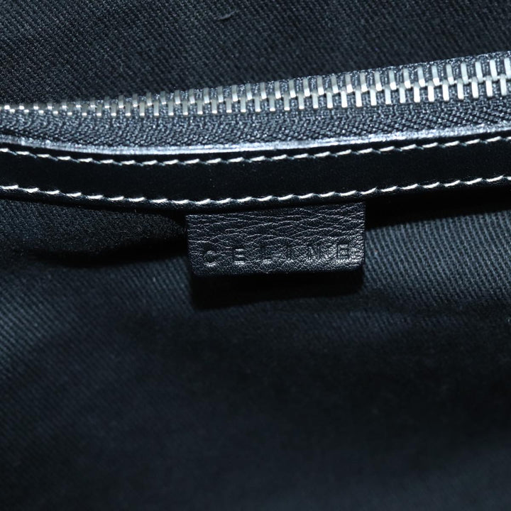 Celine Triomphe Hand Bag Canvas Navy  81135