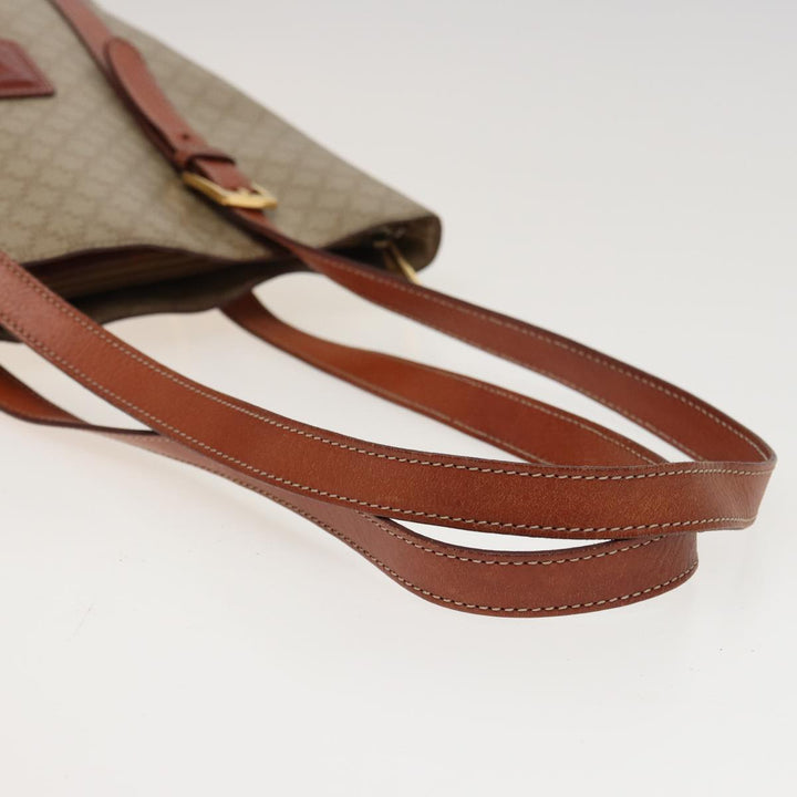 Celine Macadam Canvas Shoulder Bag Beige  81194