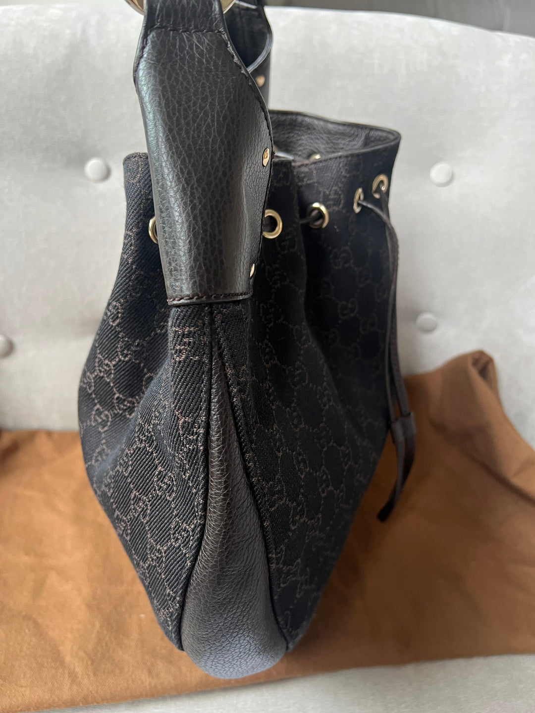 Gucci GG Monogram Canvas Hobo