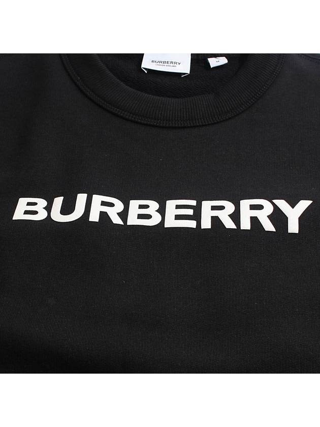 Burberry Front Logo Print Sweatshirt Black