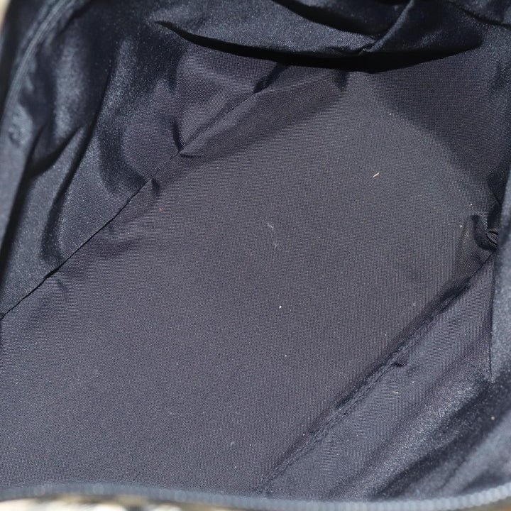 Burberry Blue Label Hand Bag Nylon Black Auth 81325