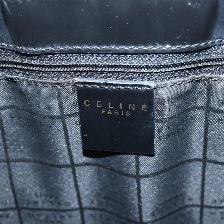 Celine Macadam Canvas Hand Bag Brown Auth 81446