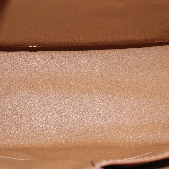 Celine Macadam Canvas Hand Bag 2way Beige Auth 81450