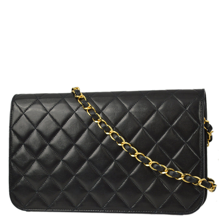 Top Quality Chanel 1997-1999 Lambskin Pushlock Small Full Flap Bag