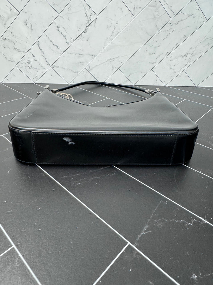 Gucci Black Leather Shoulder Bag
