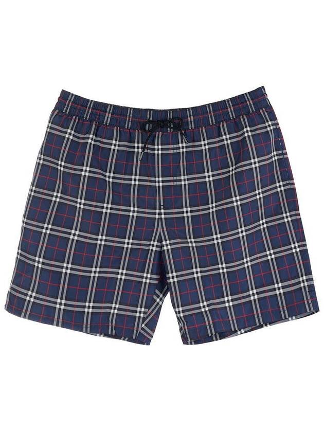 Burberry Check Swim Shorts Navy