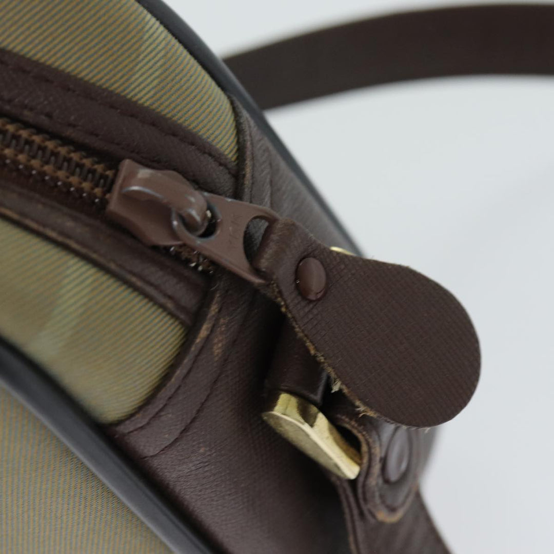 BurberrySs Nova Check Shoulder Bag Canvas Beige Auth 81656