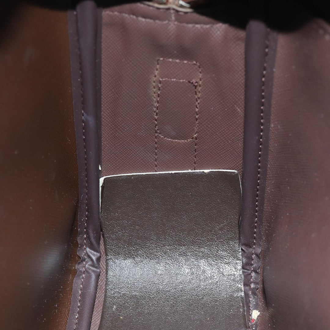 BurberrySs Nova Check Shoulder Bag Canvas Beige Auth 81656