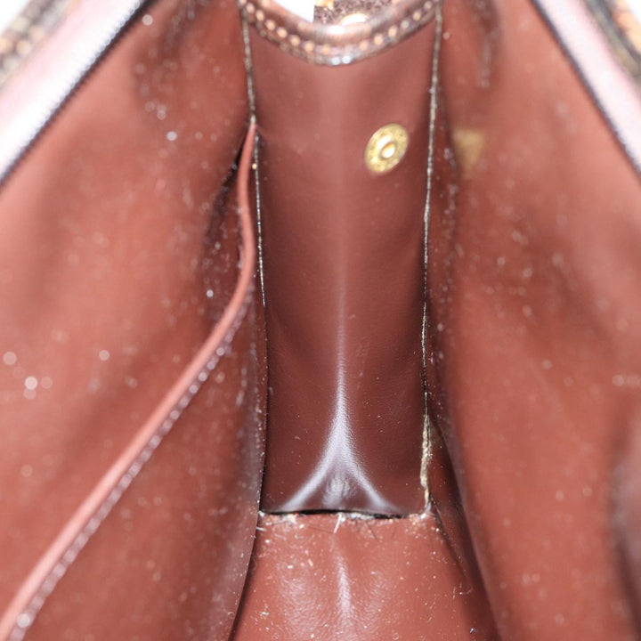 BurberrySs Nova Check Clutch Bag Canvas Beige Auth 81657
