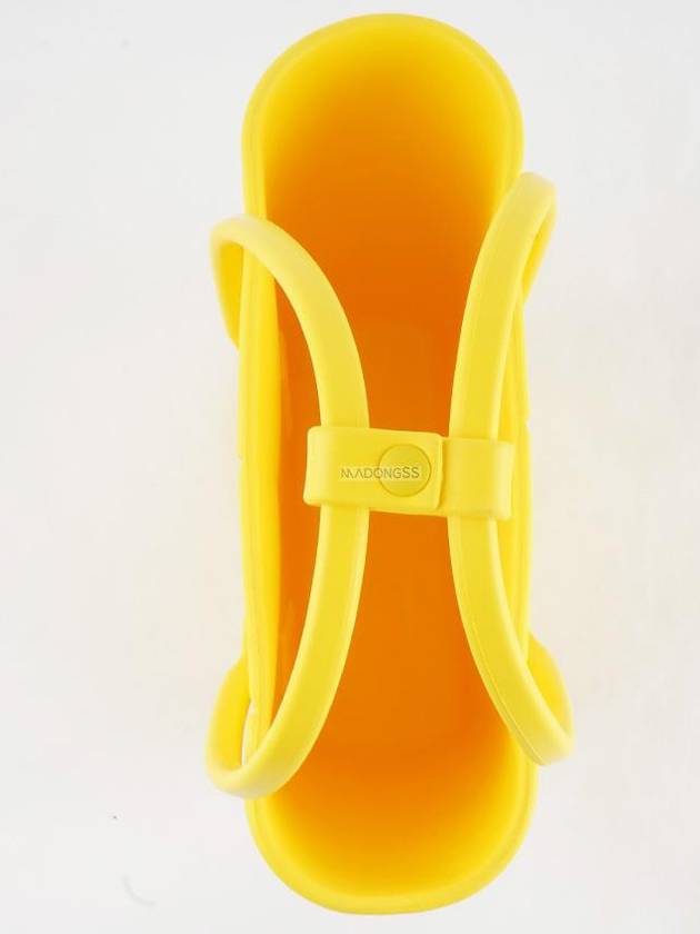 Bottega veneta Arco Mini Rubber Tote Bag Lemon