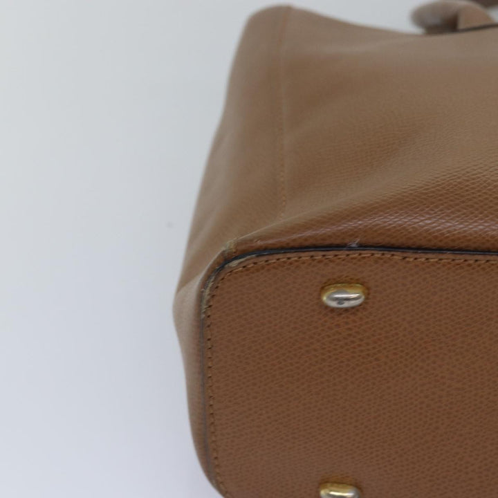 Celine Hand Bag Leather Brown Auth 81859