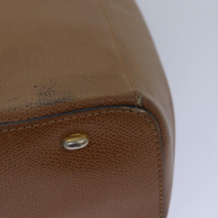 Celine Hand Bag Leather Brown Auth 81859