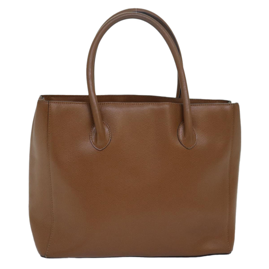 Celine Hand Bag Leather Brown Auth 81859