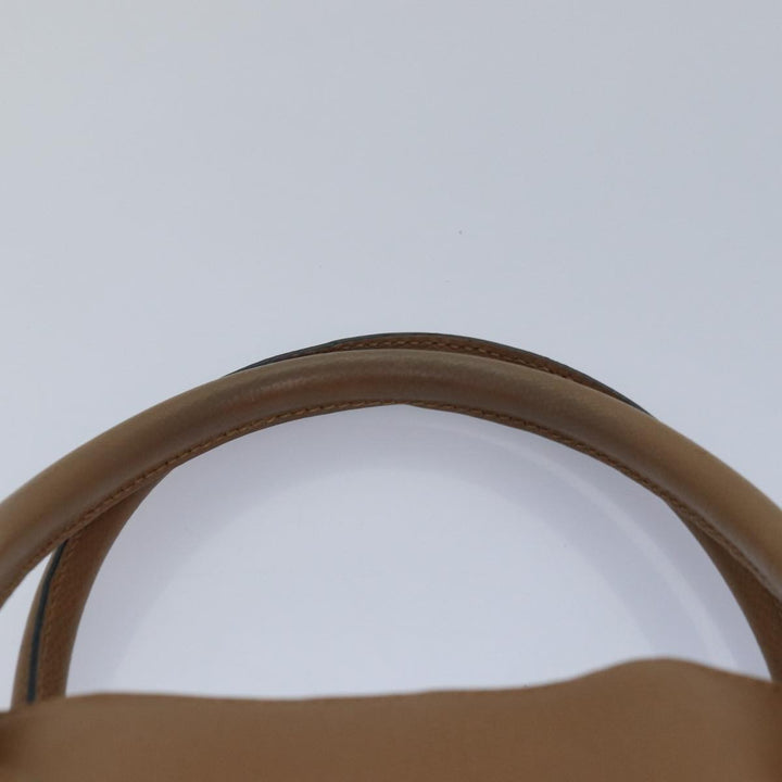 Celine Hand Bag Leather Brown Auth 81859