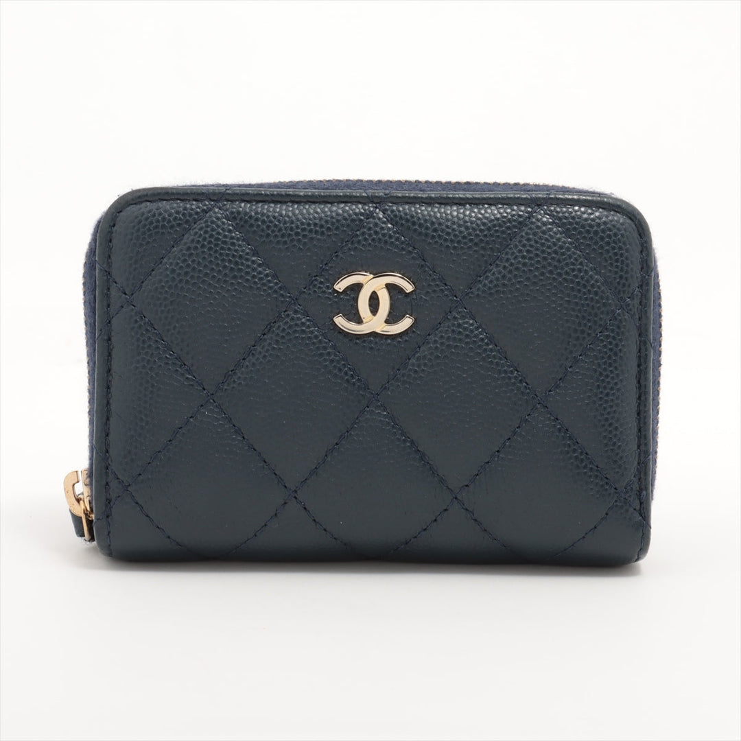 Top Quality Chanel Matrace Caviar S Card Case Naive Gold  None. 31 Coin Case