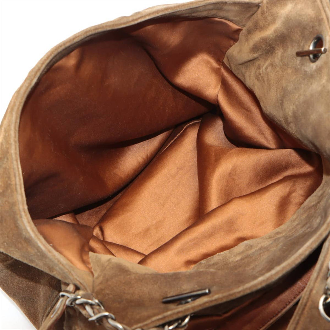 Top Quality Chanel Triple Coconut Shoulder Bag Brown Silver Gold  2nd