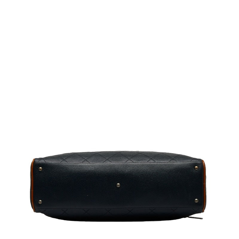Top Quality Chanel Brown Caviar Bowling Bag 27