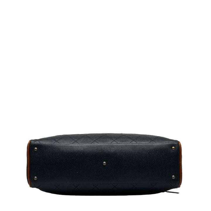Top Quality Chanel Brown Caviar Bowling Bag 27