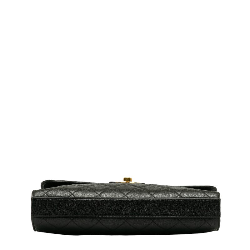 Top Quality Chanel Top Quality Chanel MATRESSE HANDBACK CABIAS SKIN BLACK LADY'S WORKSHOP