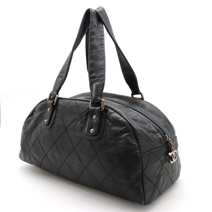 Top Quality Chanel Top Quality Chanel Cocomark Mini Boston  Bag Shoulder  Shoulder Tooth Black Black Black Blumin