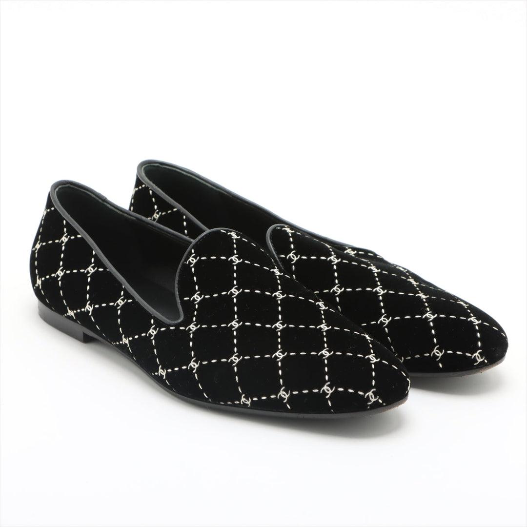 Top Quality Chanel Coco Belloor X Leather  39C  Black G33126 Opera Shoes