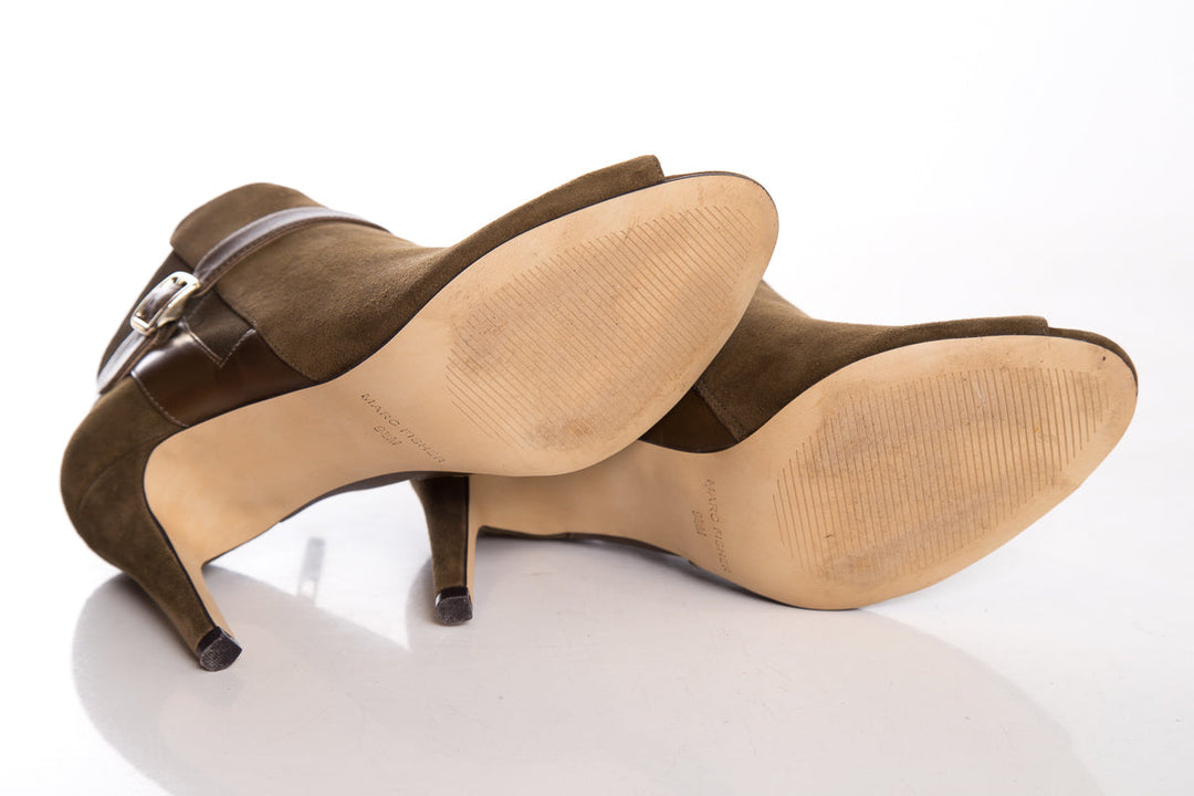 Marc Fisher Taupe Booties SZ 9.5