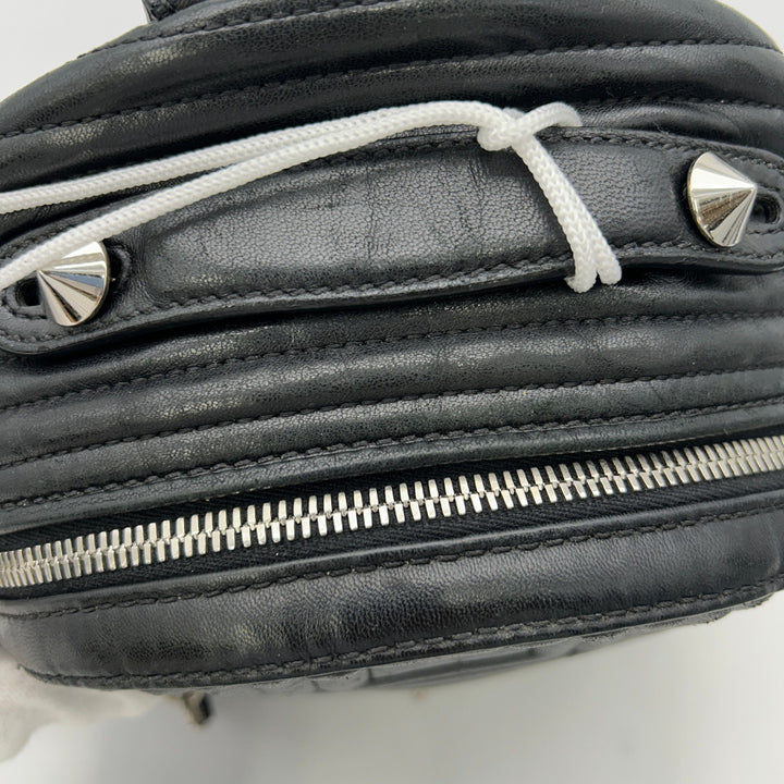 By the way leather backpack Top quality Fendi Black in Leather LA15428