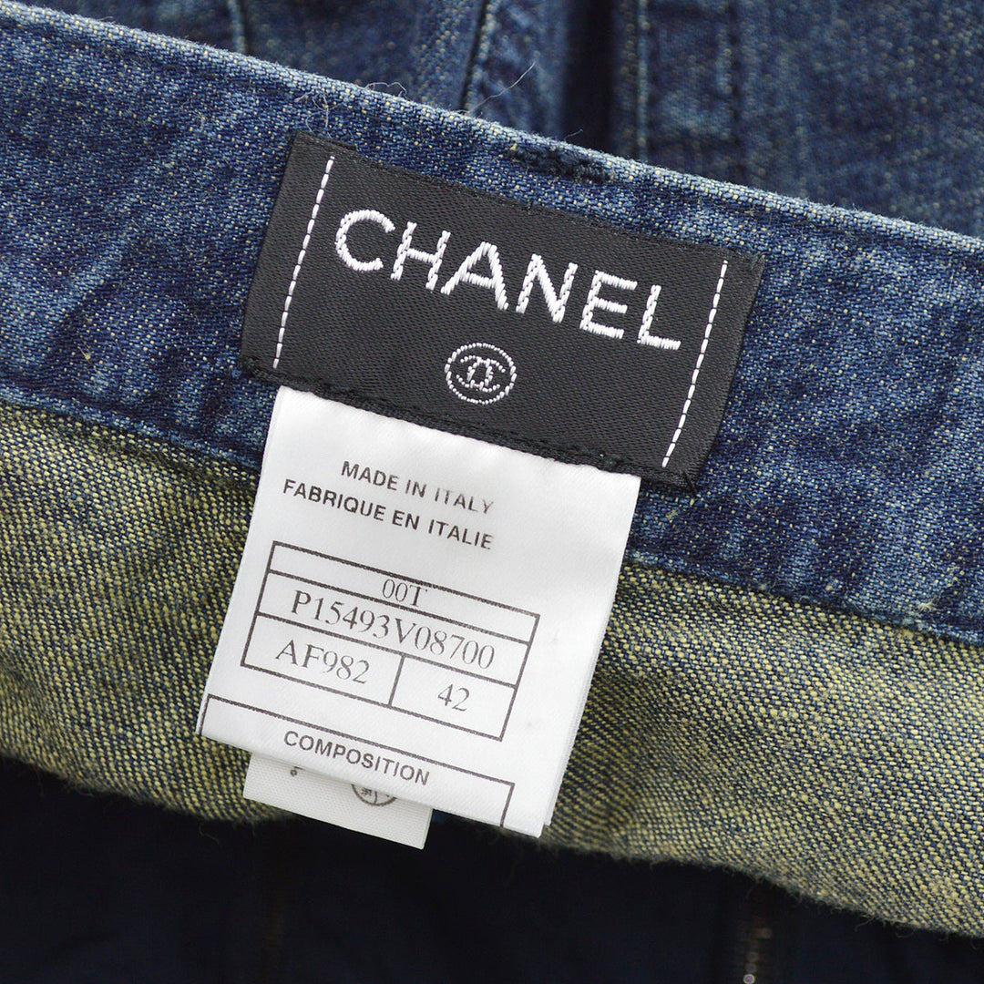 Top Quality Chanel Spring 2000 #42 Long Denim Pants
