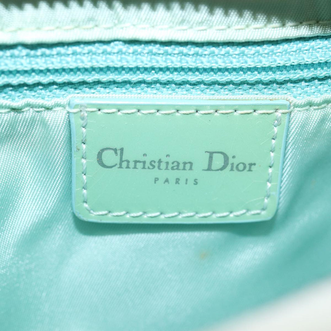 CHRISTIAN Top quality Dior Cadillac Shoulder Bag Leather White Auth 82247
