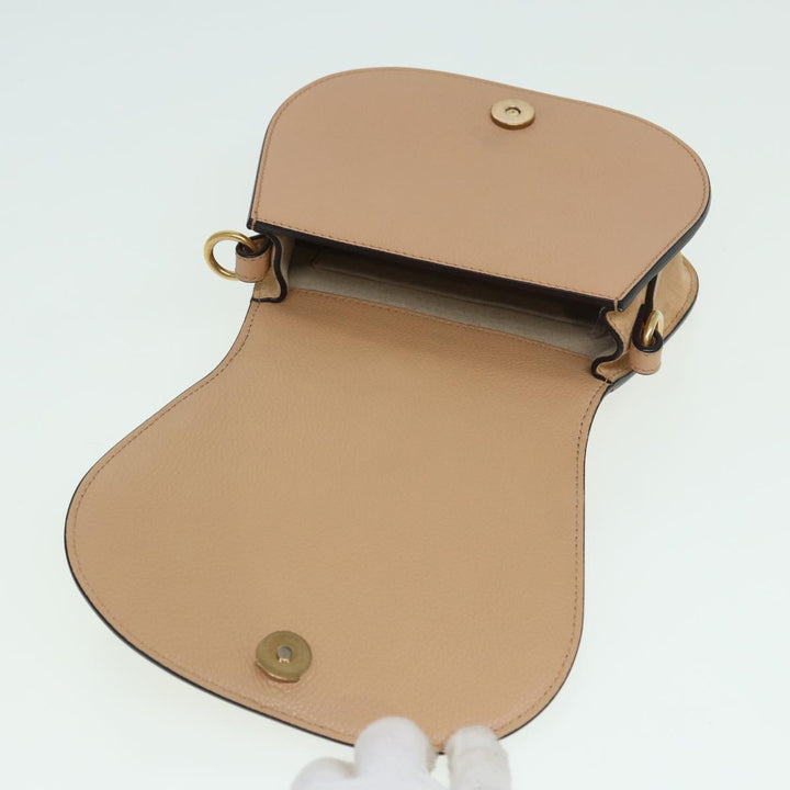Chloe Nile Hand Bag Suede 2way Beige 82248