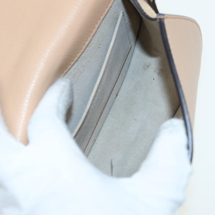 Chloe Nile Hand Bag Suede 2way Beige 82248