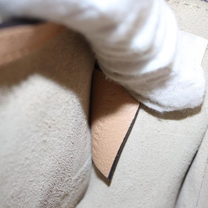 Chloe Nile Hand Bag Suede 2way Beige 82248