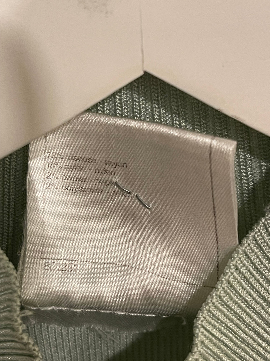 Top Quality Chanel Pastel Green Textured Sleeveless Midi Dress with CC Pearl Button Details Size FR 36 (UK 8)