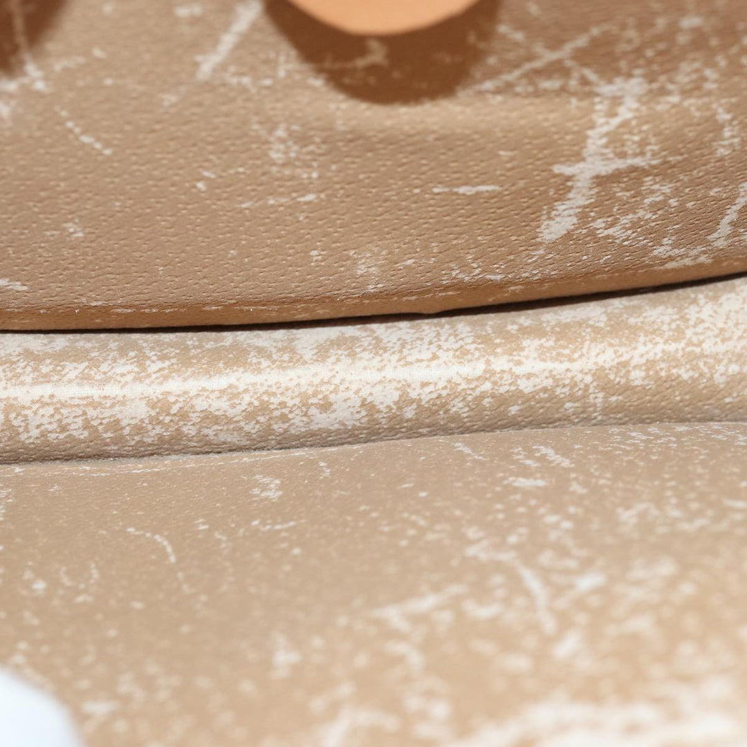 Celine Macadam Canvas Hand Bag Beige Auth 82559