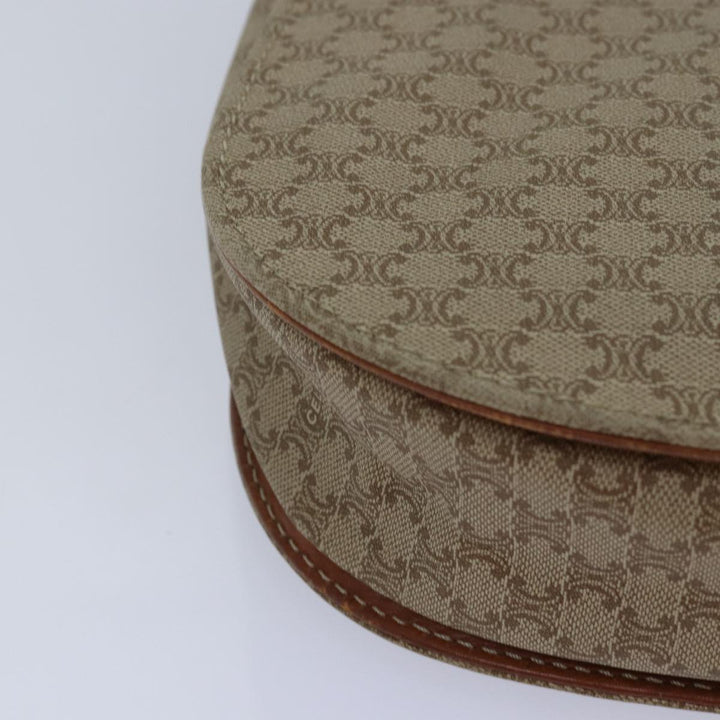 Celine Macadam Canvas Hand Bag 2way Beige Auth 82688