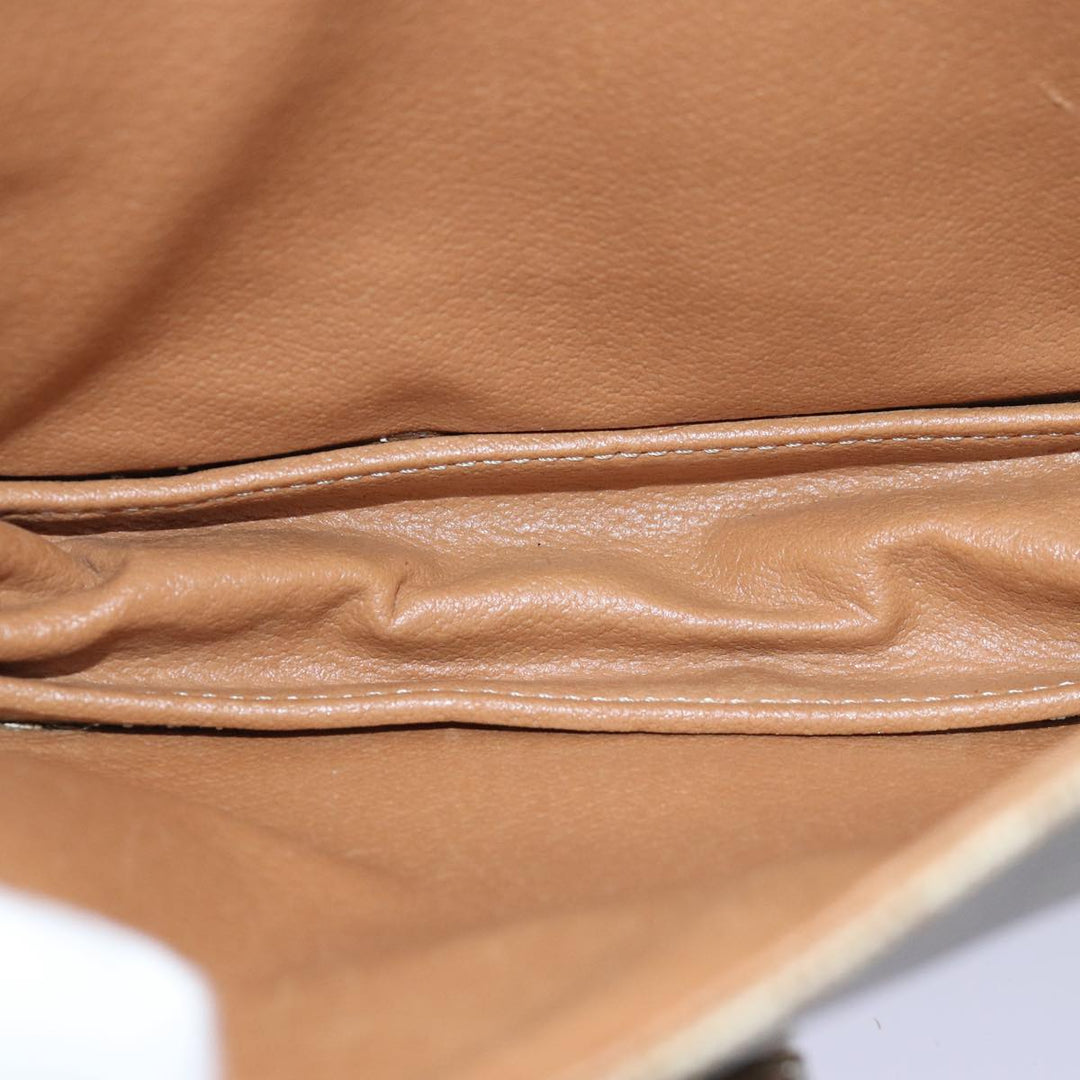 Top Quality Celine Macadam Canvas Hand Bag 2way Beige Auth 82688